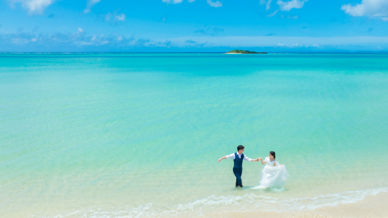 OCEAN BLUE！