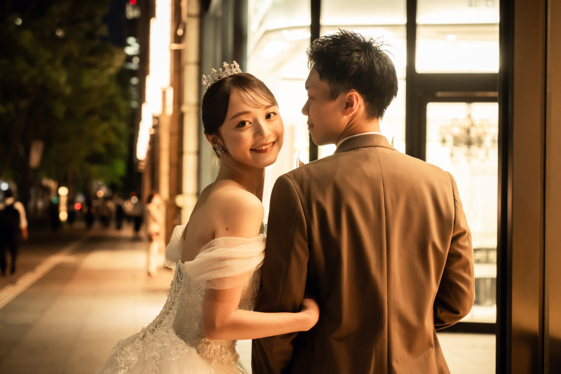 ゛クラウンが引き出す美しさ゛花嫁コーデ♥