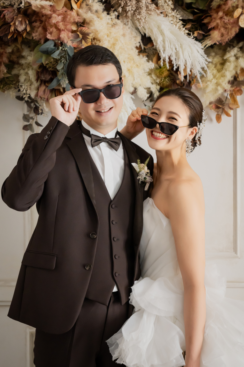 お洒落花嫁さんの新定番!サングラス×フォトウェディング★