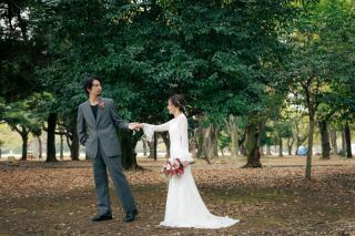 レース素材のナチュラルドレス3選❁