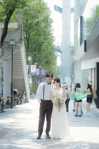 【新登場!】おしゃれ花嫁必見の表参道街ロケプラン