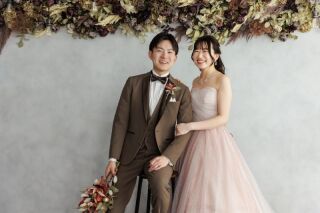 柔らかい雰囲気にしてくれる&deg;˖優しい色味&deg;˖のカラードレス