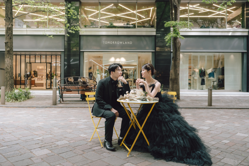 カラードレスで叶えるお洒落なロケーションフォト