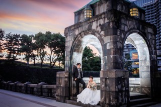 夕景&times;シルエット撮影★刻々と変わる空の色を残すロマンティックな時間