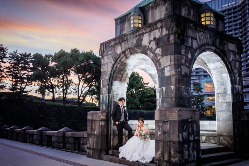 夕景&times;シルエット撮影★刻々と変わる空の色を残すロマンティックな時間