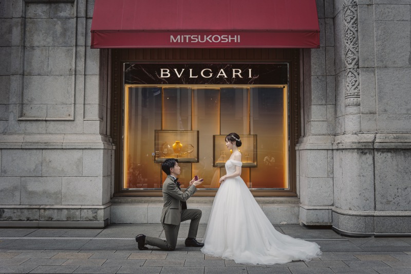1日で叶う日本橋大人ウェディング×丸の内カジュアルウェディングフォト