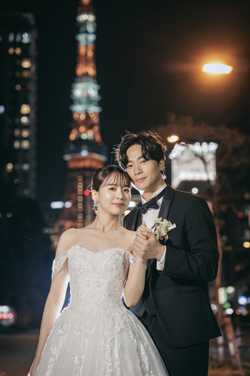 ✦ 都会の夜に映える ✦ 東京タワーフォトウェディング