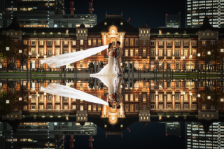 目を惹くロングベールで♡ベールショットのご紹介