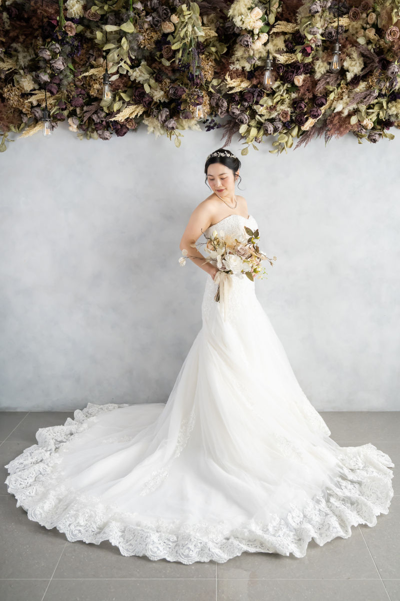 ブラックタキシード &times; マーメイドドレス 　洗練された大人フォトウェディング 