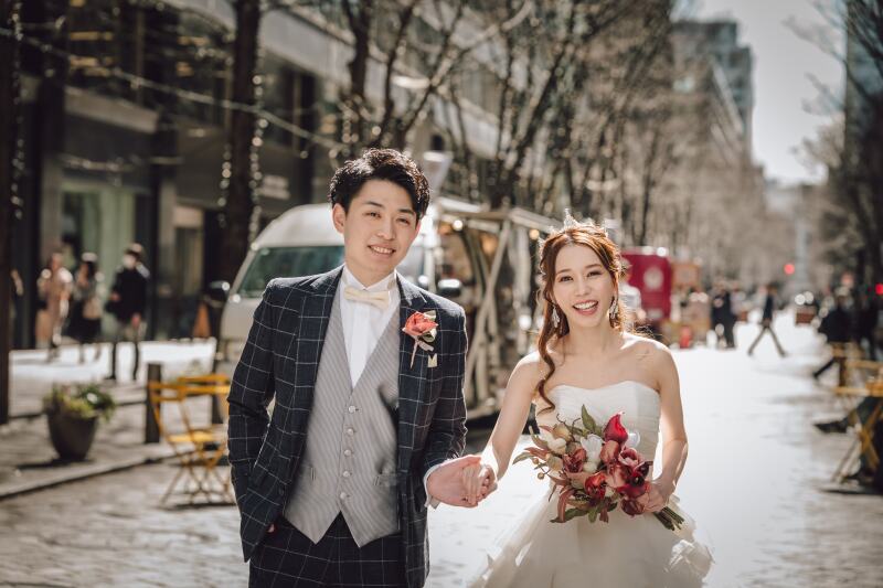 丸の内中通りで叶える★洗練された都会のフォトウェディング