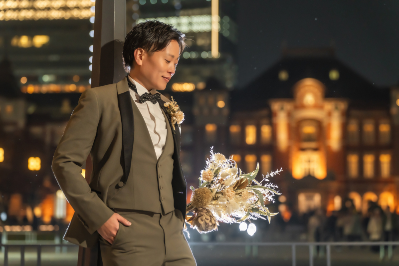 タキシードのカラー展開も豊富です!