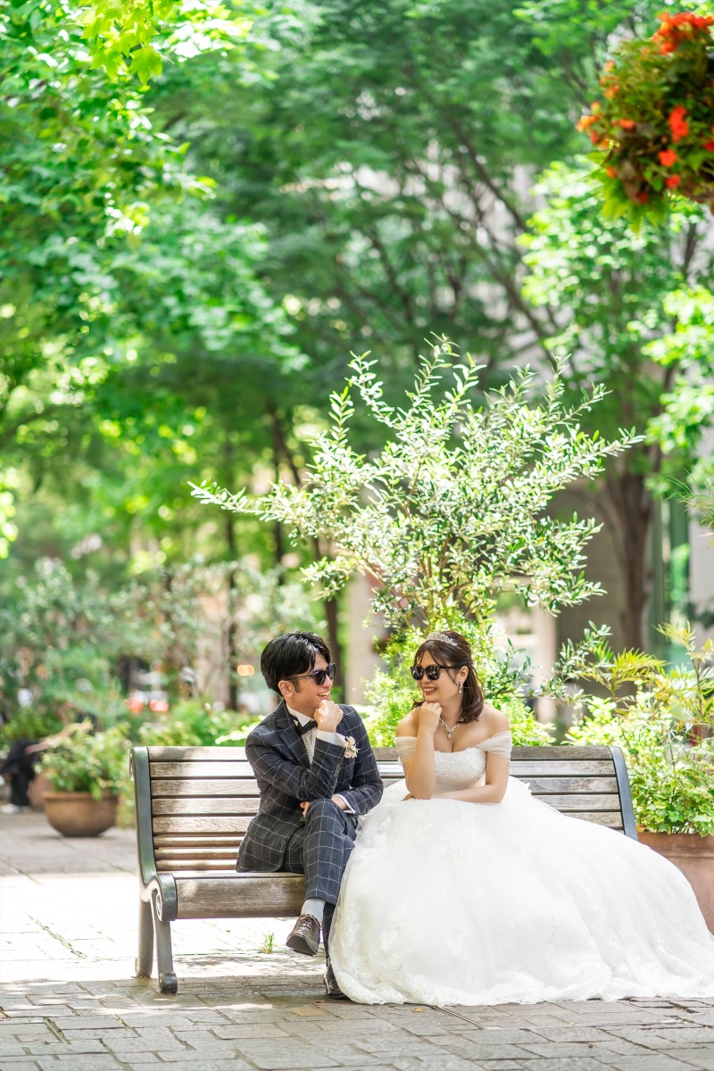 丸の内中通りで叶える★洗練された都会のフォトウェディング