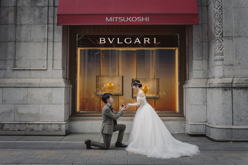 1日で叶う日本橋大人ウェディング×丸の内カジュアルウェディングフォト