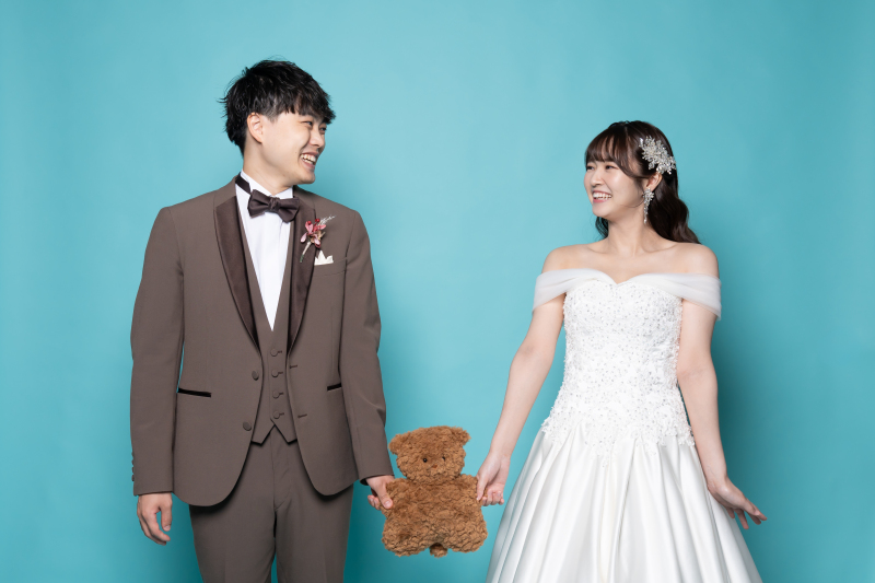 持ち込みアイテムでお2人らしいフォトウェディングに