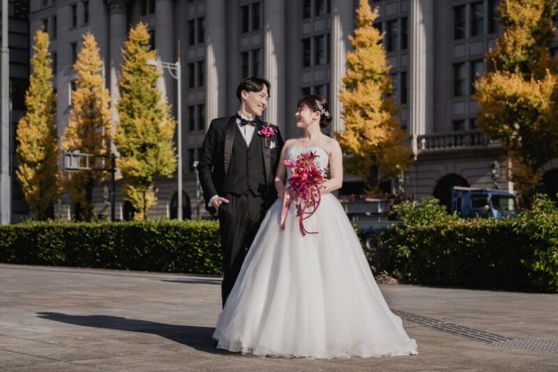 持ち込みアイテムでお2人らしいフォトウェディングに