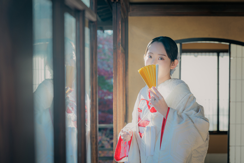 歴史ある邸宅で【安田楠雄邸前撮り】白無垢&色打掛の和装2着プラン・前編