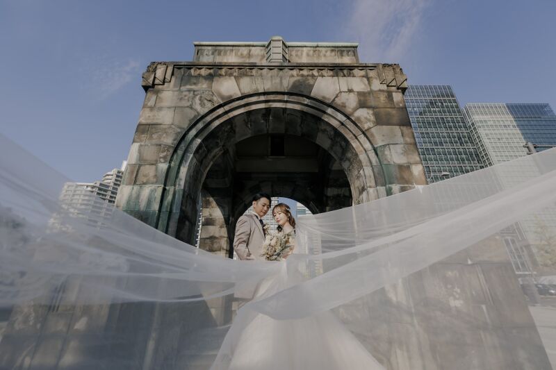和田倉門で叶える★歴史と都会が交わるフォトウェディング