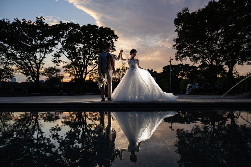 昼はスタジオ、夜はロケーション。1日で叶えるふたりのフォトストーリー♥