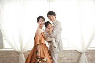 子供と一緒に残すウェディングフォト