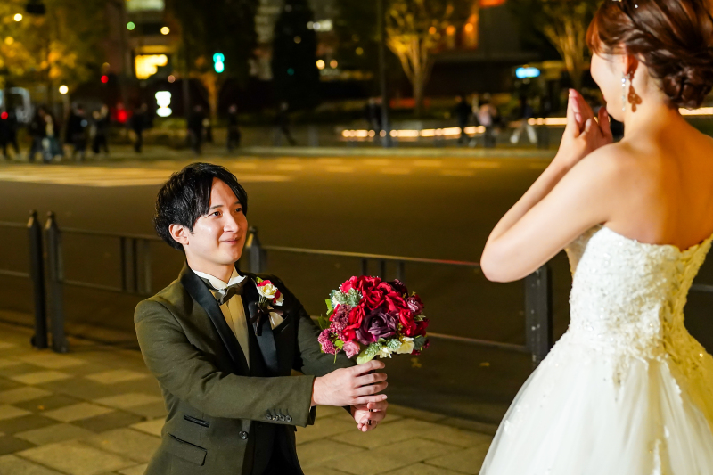 プロポーズの返事は一輪の花