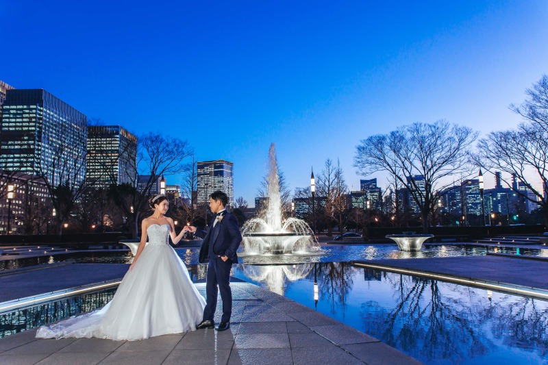 夕景&times;シルエット撮影★刻々と変わる空の色を残すロマンティックな時間