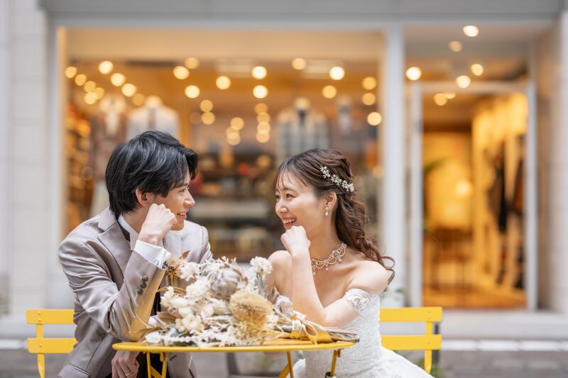 丸の内中通りで叶える★洗練された都会のフォトウェディング