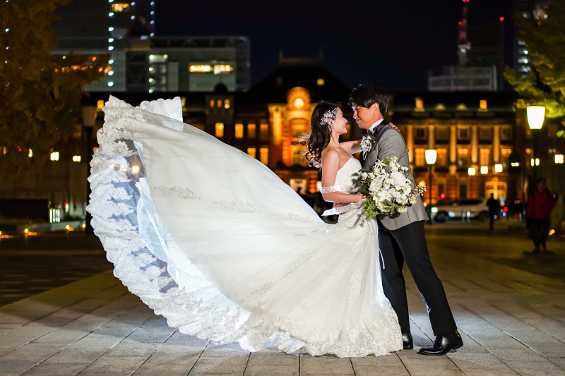 ふわりと風をまとう✨軽やかでやさしいウェディングドレス　結婚式　前撮り ふわりと風をまとう✨軽やかでやさしいウェディングドレス 結婚