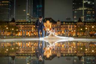 鏡のように映り込む世界★リフレクション加工で特別な1枚に