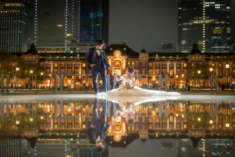 鏡のように映り込む世界★リフレクション加工で特別な1枚に