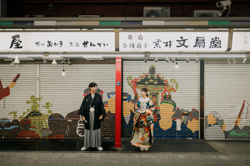 浅草の街ロケ!フォトウェディング