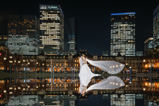 ロングベールで叶えるドラマチックな一瞬･:*+.