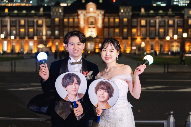 持ち込みアイテムでお2人らしいフォトウェディングに