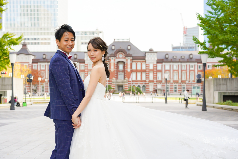 【笑顔でポーズ♪】振り返りショット!