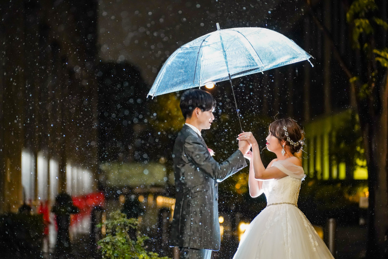 雨の日でも…
