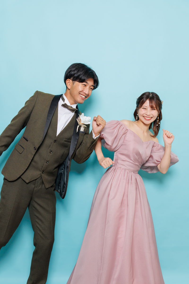 お二人だけの空間で撮影できる洋装スタジオ撮影♡
