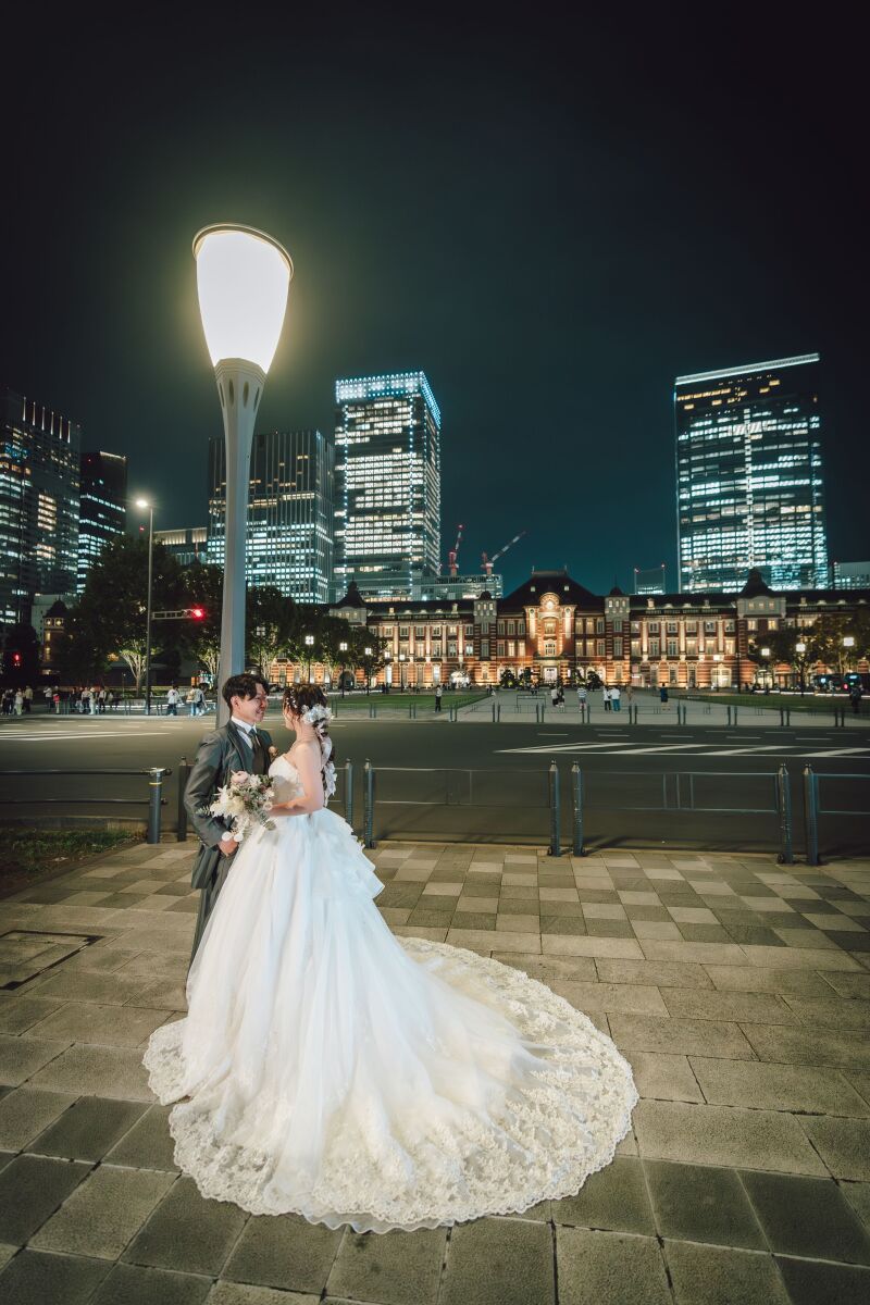 高身長の新婦様向けプリンセスラインドレス✿