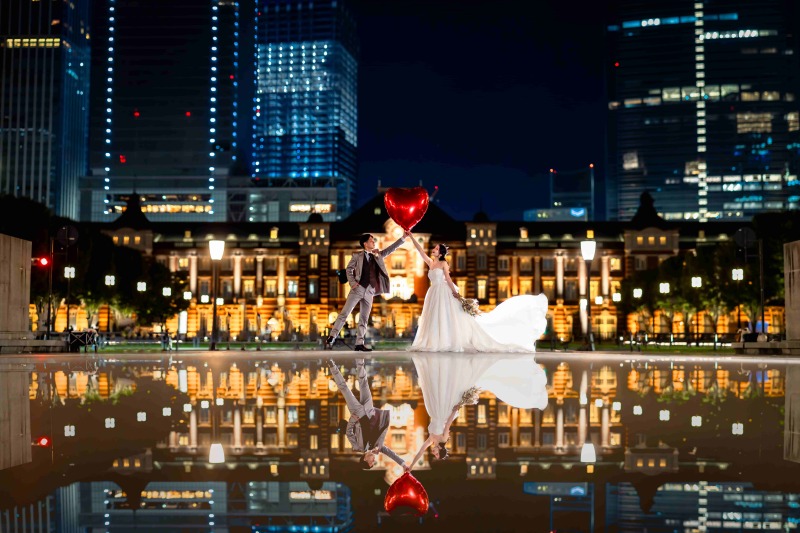 鏡のように映り込む世界★リフレクション加工で特別な1枚に