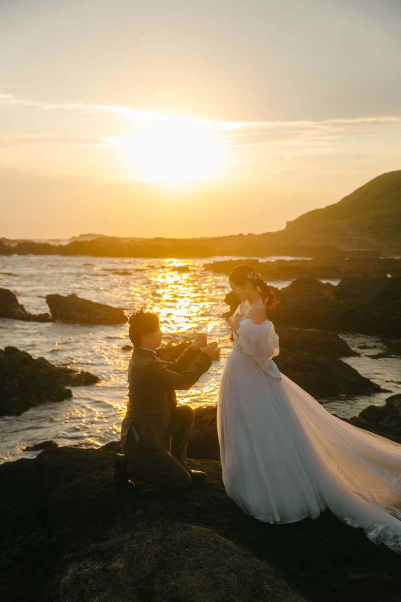 城ヶ島夕景で叶えるドラマチックな前撮り