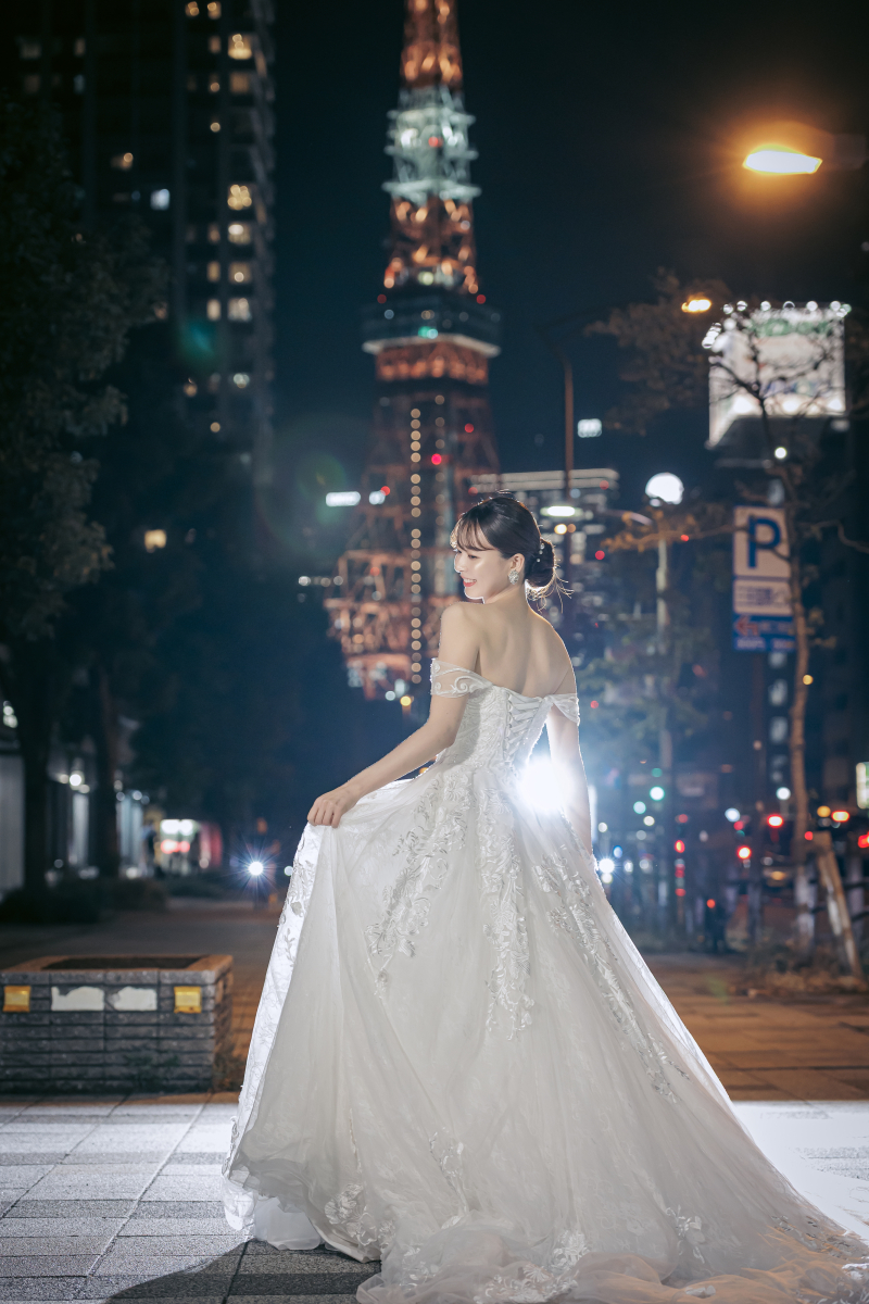 ✦ 都会の夜に映える ✦ 東京タワーフォトウェディング