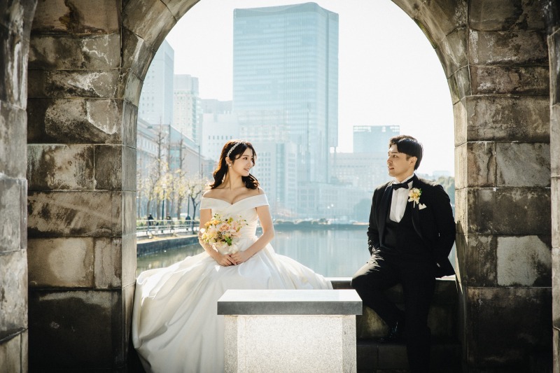 和田倉門で叶える★歴史と都会が交わるフォトウェディング