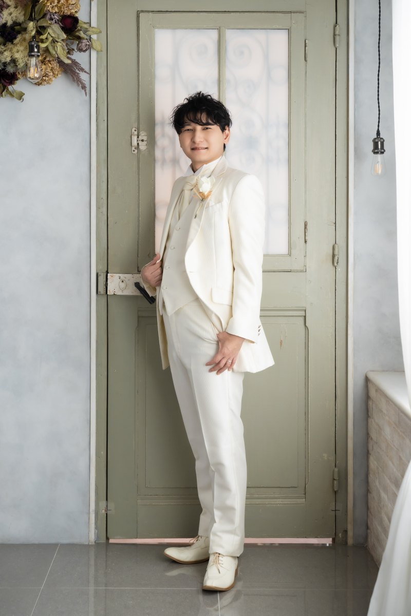 ふんわりホワイトで叶える、キュートなスタジオフォト♡