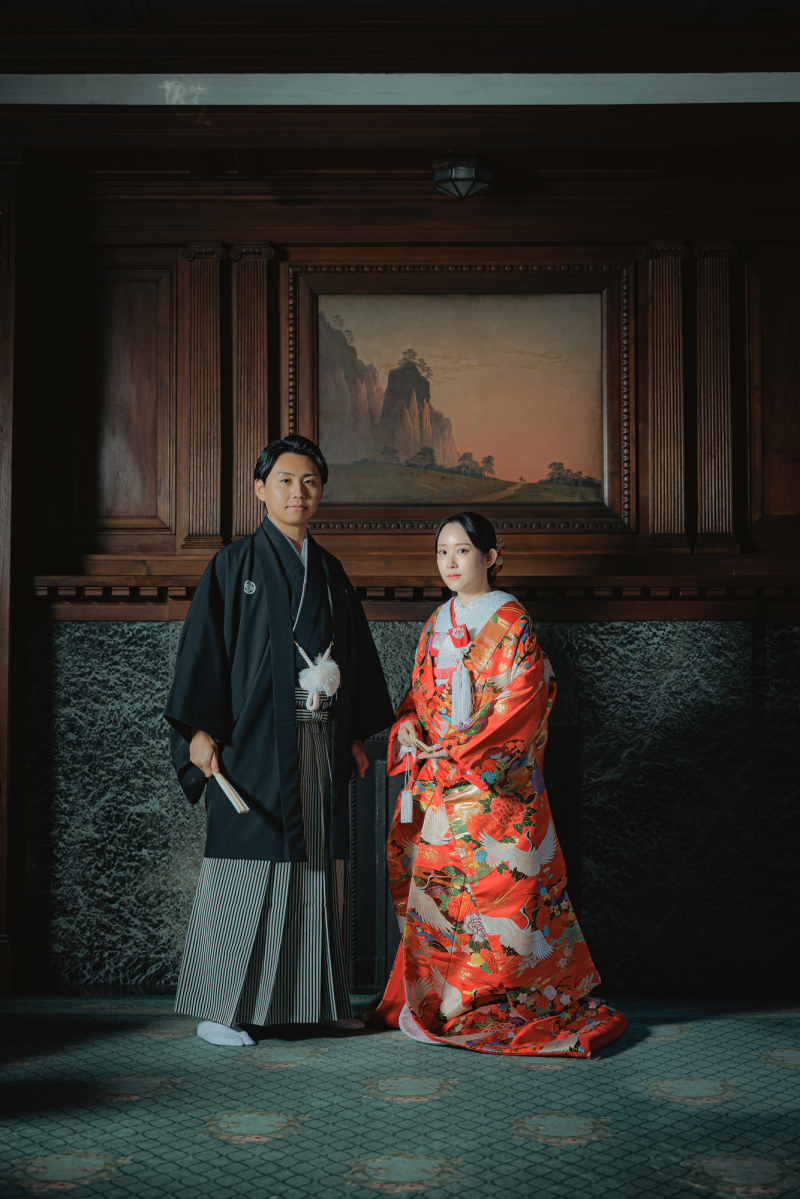 歴史ある邸宅で【安田楠雄邸前撮り】白無垢&色打掛の和装2着プラン・後編