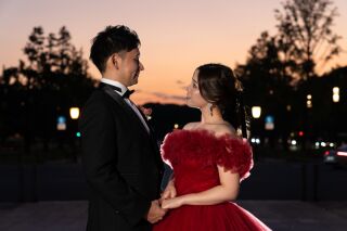 あこがれの赤ドレス&hearts;