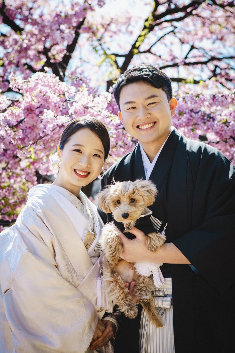 ペットと一緒に♡家族みんなで残すフォトウェディング
