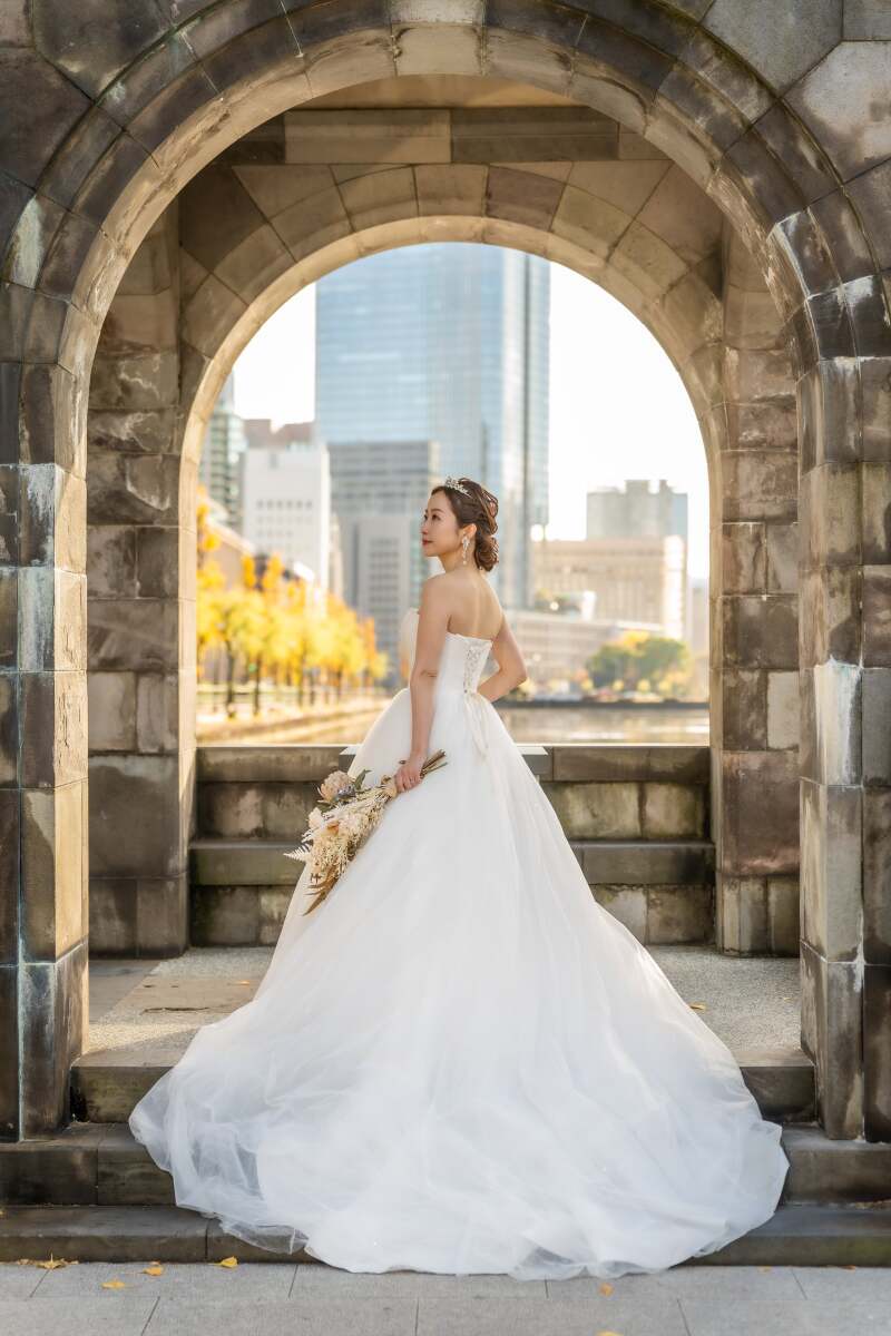 和田倉門で叶える★歴史と都会が交わるフォトウェディング