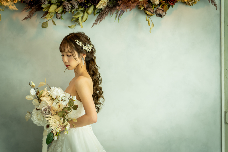 ウェディングドレスから和装まで♪花嫁ソロショット