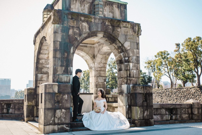和田倉門で叶える★歴史と都会が交わるフォトウェディング