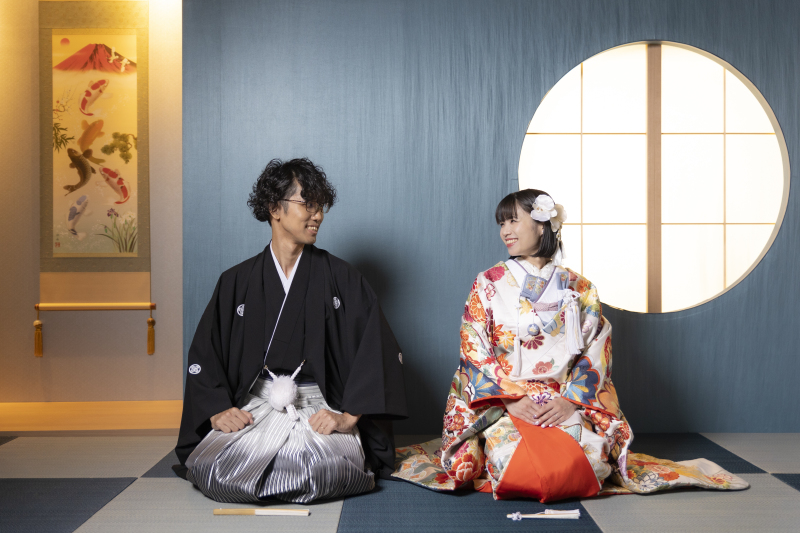 和装衣装付ショートプラン★自分たちのペースで撮れる和装セルフフォト