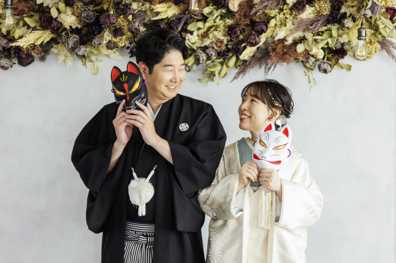 和装衣装付ショートプラン★自分たちのペースで撮れる和装セルフフォト