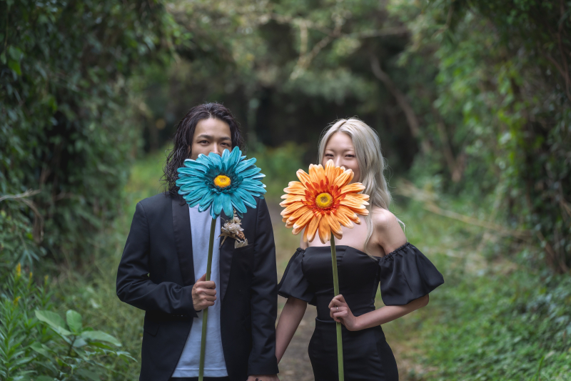 同系色で魅せるふたりの世界観･:*